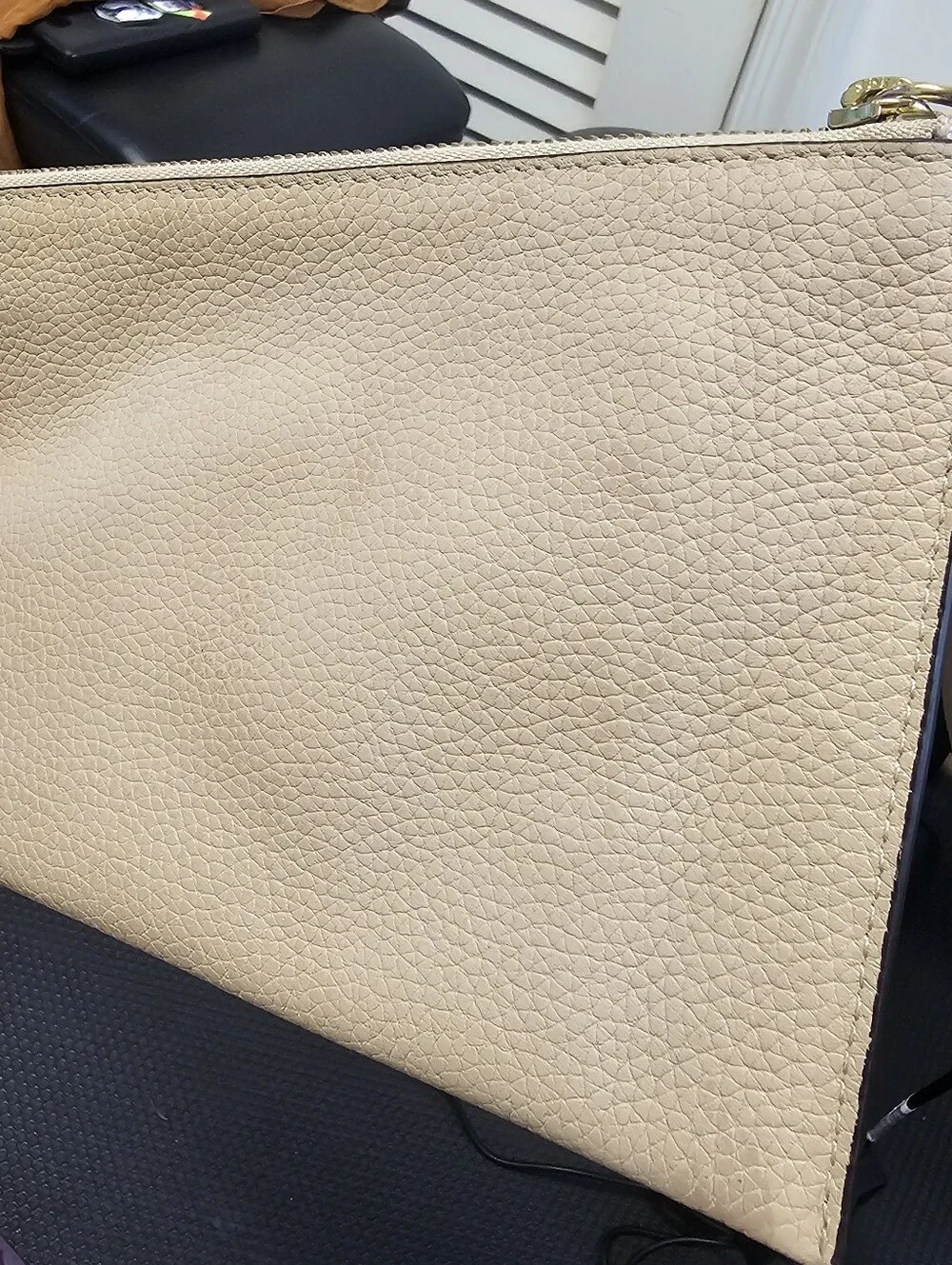 Michael Kors Jet Set Travel Large Continental Pebbled Leather Wristlet Wallet